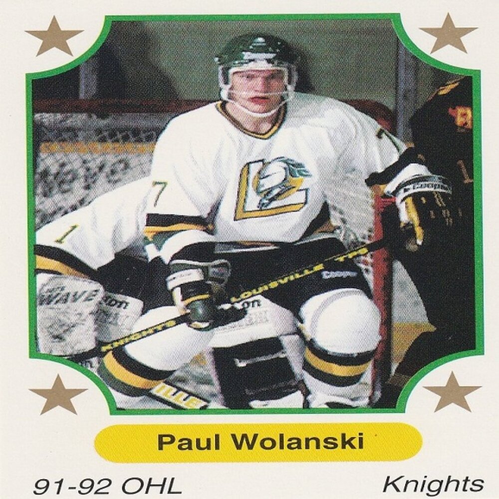 Paul Wolanski - 1991 7th Inning Sketch "Tomorrow's Stars Today" Hockey Card